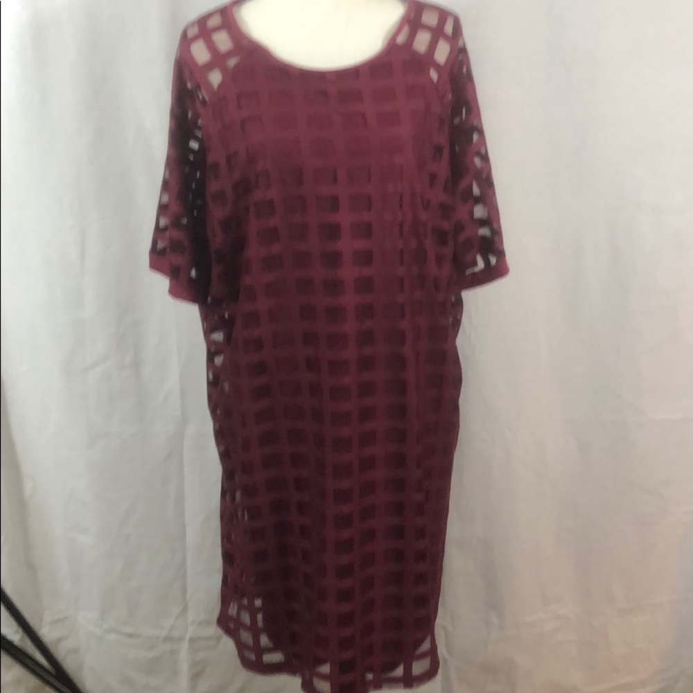 ASOS Curve Maroon Dress